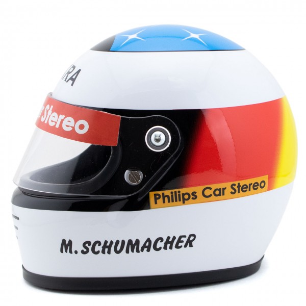 Michael Schumacher Helm Erstes GP-Rennen 1991 1:2