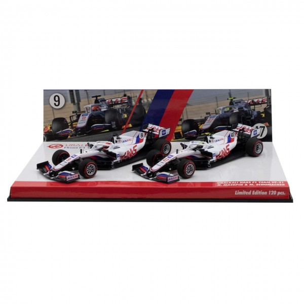 Uralkali Haas F1 Team 2021 Schumacher / Mazepin double set Limited Edition 1/43