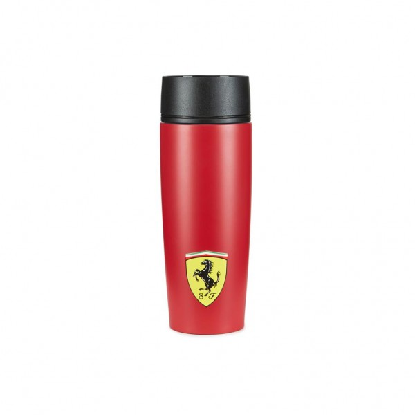 Scuderia Ferrari Taza Térmica mate roja