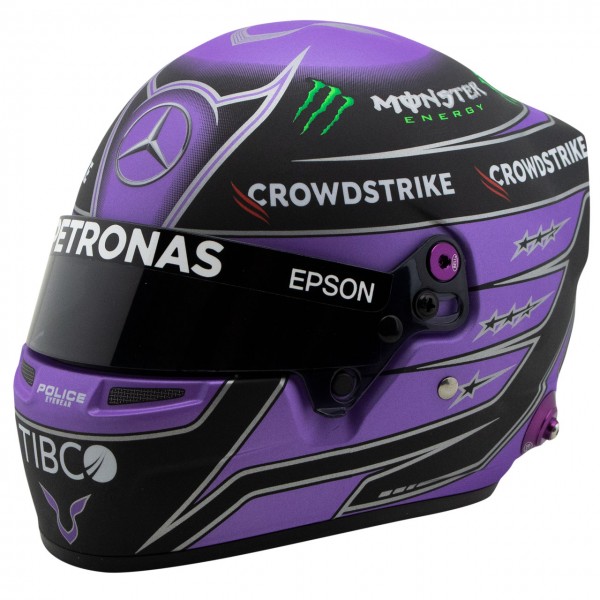 Lewis Hamilton miniature helmet 2021 1/2