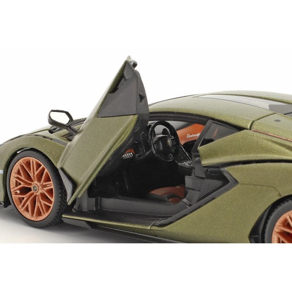Lamborghini Sian FKP 37 year of construction 2019 matt olive green 1/24