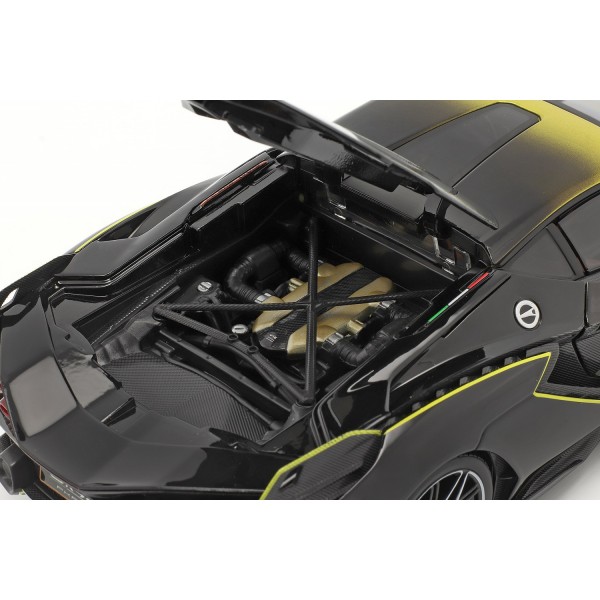 Lamborghini Sian FKP 37 #63 amarillo / negro 1/18
