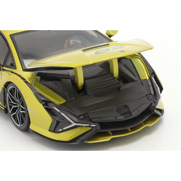 Lamborghini Sian FKP 37 #63 yellow / black 1/18