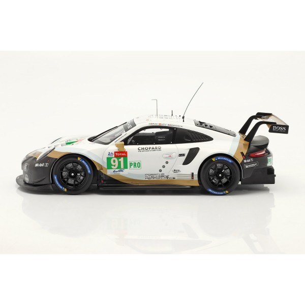 Porsche 911 991 Rsr #91 2Nd Lmgte Pro Le Mans 2018 R.Lietz Bruni SPARK 1:64 Y121 