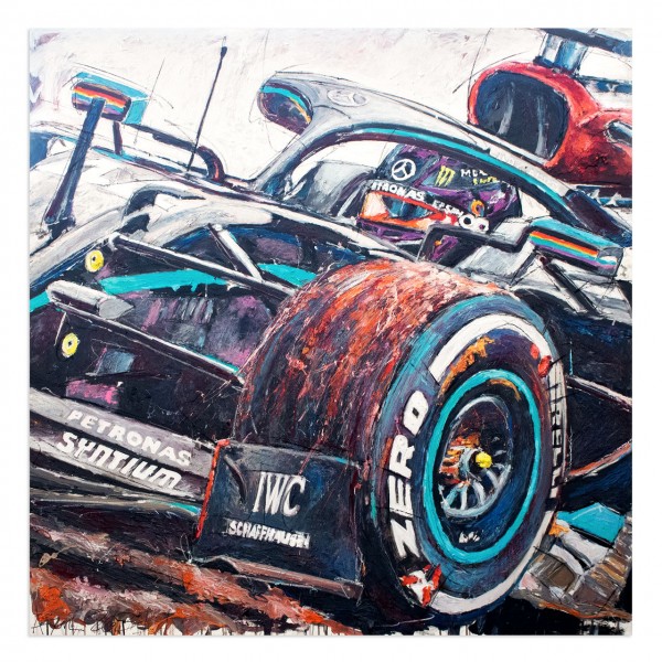 Artwork Lewis Hamilton Formula 1 World Champion 2020 #0068