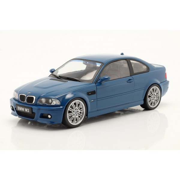 BMW M3 (E46) Year 2000 Laguna Seca blue 1/18