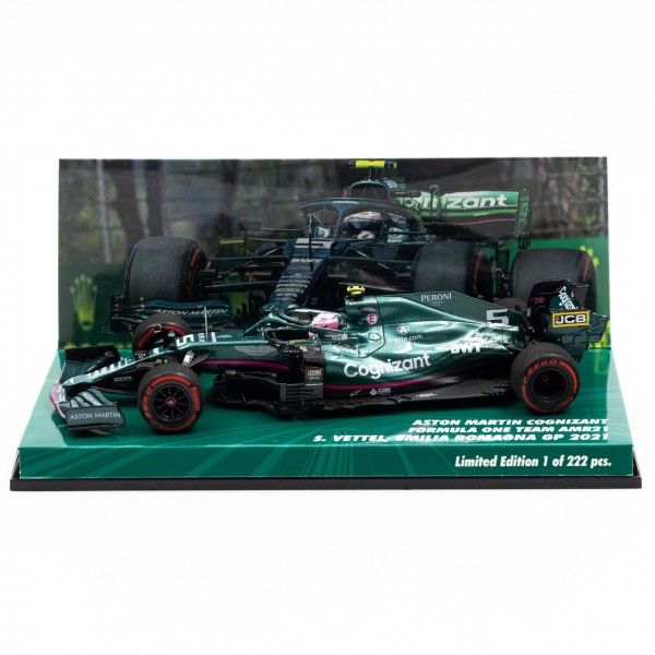 Sebastian Vettel Aston Martin Cognizant AMR21 Formula 1 Emilia-Romagna GP 2021 Limited Edition 1/43