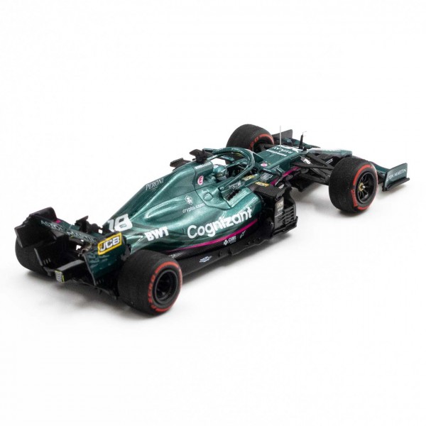 Aston Martin Cognizant F1 Team 2021 AMR21 Vettel / Stroll Doppel-Set Limitierte Edition 1:43