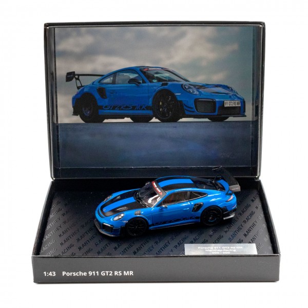Manthey-Racing Porsche 911 GT2 RS MR 1/43 blue Collector Edition