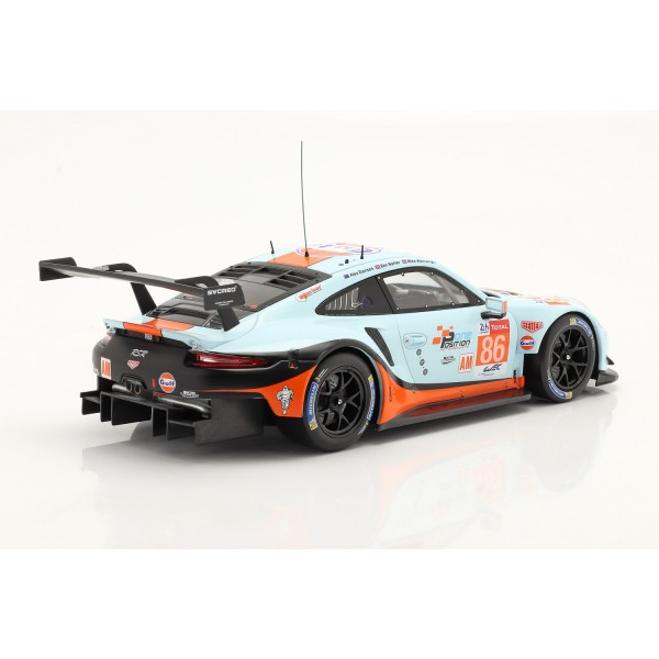Porsche 911 (991) RSR Gulf #86 24h LeMans 2018 1:18