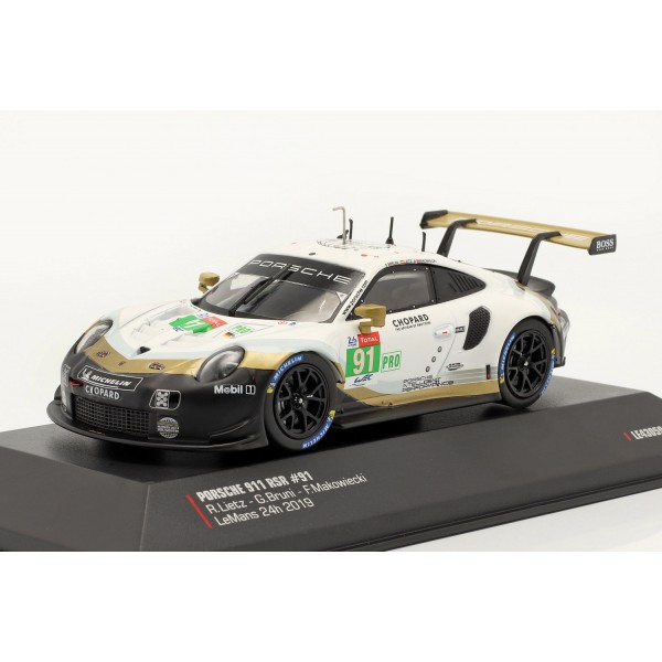 Porsche 911 (991) RSR #91 24h Le Mans 2019 Lietz, Bruni, Makowiecki 1:43