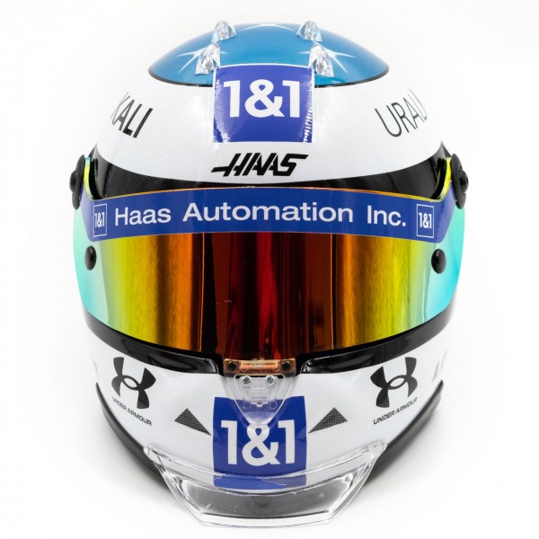 Mick Schumacher casco in miniatura 2021 Versione Spa 1/2