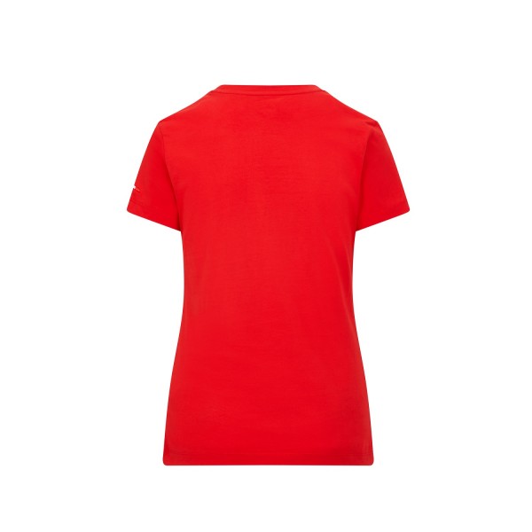 Scuderia Ferrari T-Shirt femme petit logo - rouge