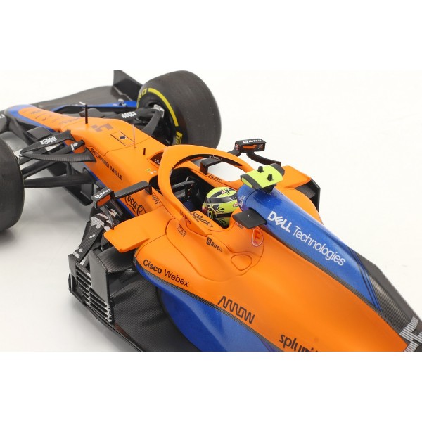 Lando Norris McLaren F1 Team MCL35M Formule 1 Bahrain GP 2021 1/18