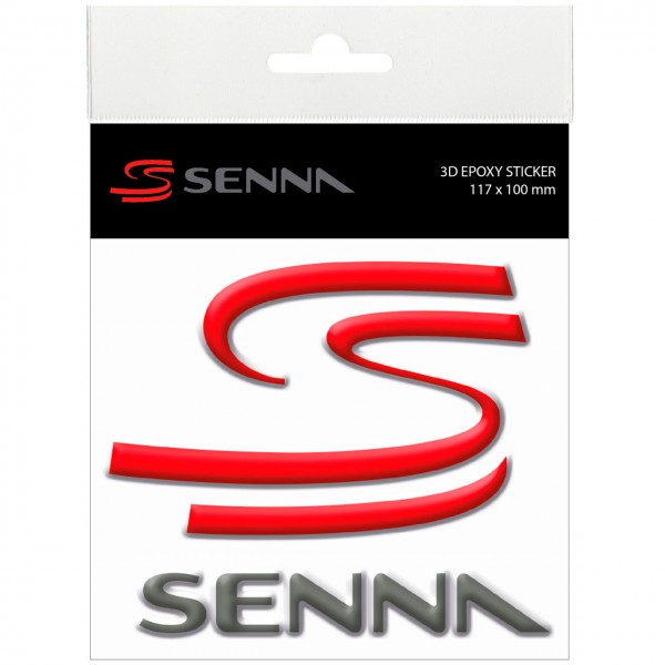 Ayrton Senna Sticker Double S