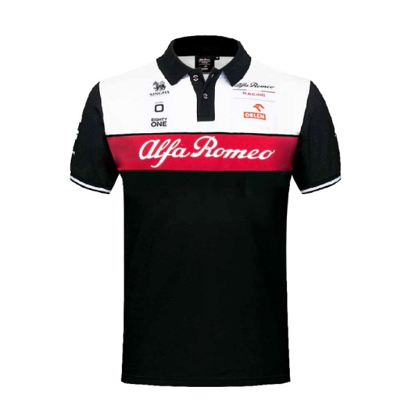 Alfa Romeo Orlen Team Polo shirt black