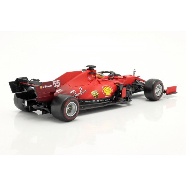 Carlos Sainz jr Ferrari SF21 #55 Fórmula 1 2021 1:43 Bburago