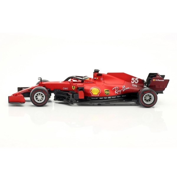 Carlos Sainz jr Ferrari SF21 #55 Fórmula 1 2021 1:43 Bburago