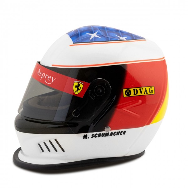 Michael Schumacher Helmet Ferrari F1 Spain GP 1996 1/2