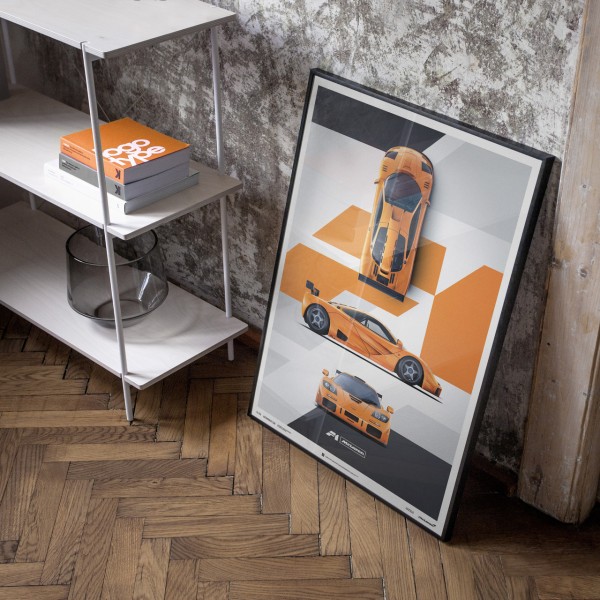 Poster McLaren F1 LM - Papaya Orange