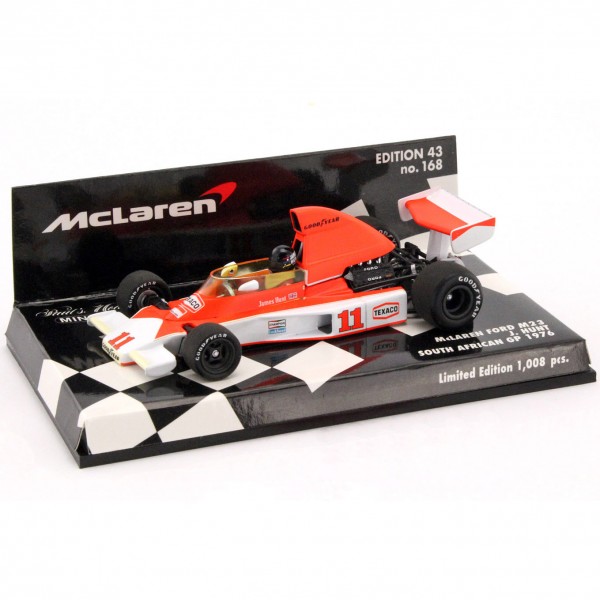 James Hunt McLaren Ford M23 Südafrika GP Formel 1 1976 1:43