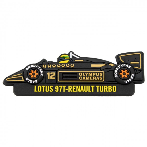 Ayrton Senna Kühlschrankmagnet Classic Team Lotus