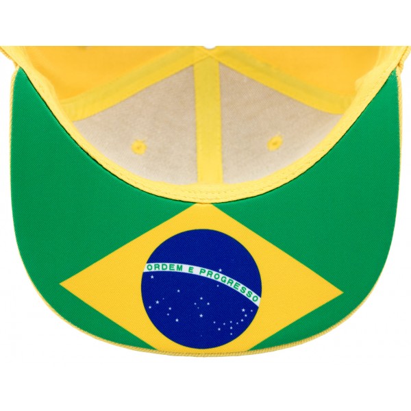 Ayrton Senna Cap Senna Brasil Flag Flat Brim