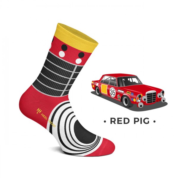 Red Pig Socken
