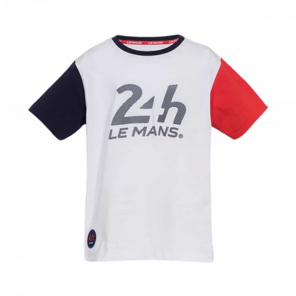 24h-Rennen Le Mans Kinder T-Shirt Tricolore