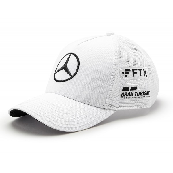 Mercedes-AMG Petronas Lewis Hamilton Trucker Cap weiß