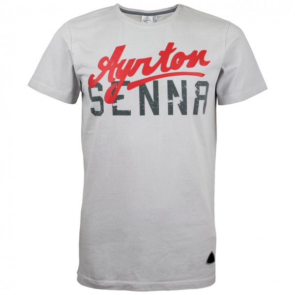 Ayrton Senna T-Shirt grau