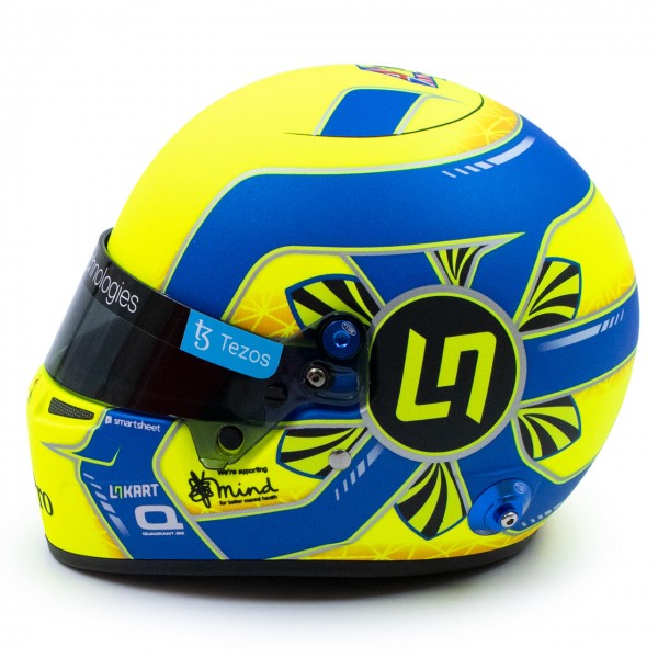 Lando Norris miniature helmet Formula 1 2022 1/2