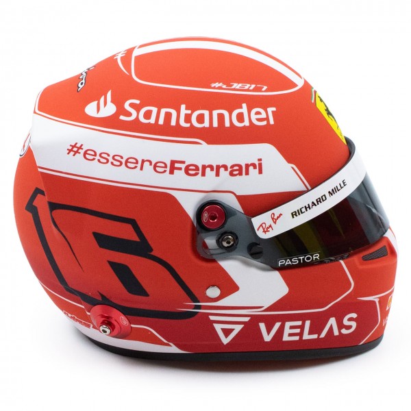 Charles Leclerc miniature helmet Formula 1 2022 1/2