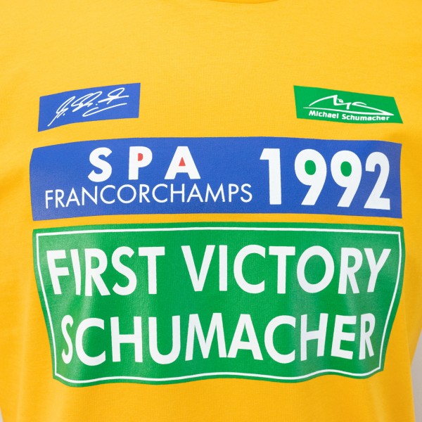 Michael Schumacher Camiseta Primera Victoria en un GP 1992
