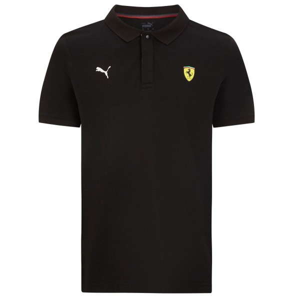 Scuderia Ferrari Classic Poloshirt schwarz