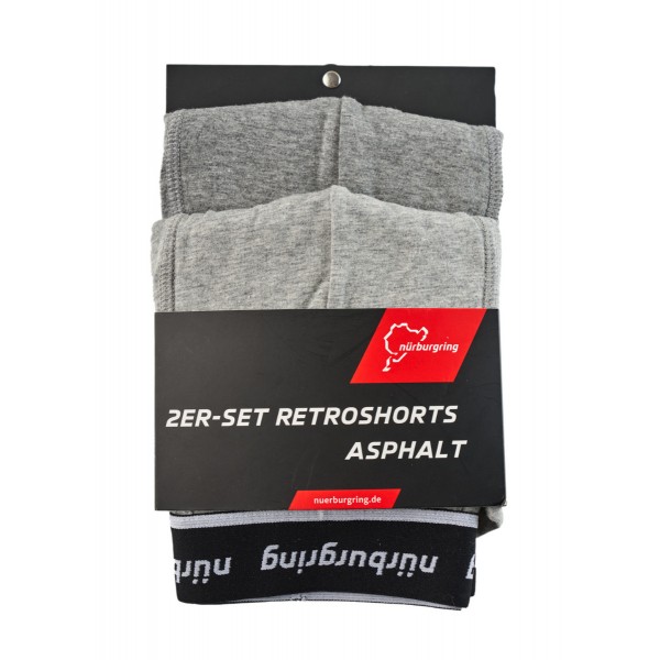 Nürburgring Boxer shorts Asphalt Double Pack