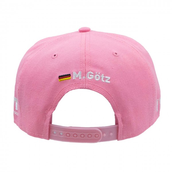 Maximilian Götz Cap Sponsor Flat Brim pink
