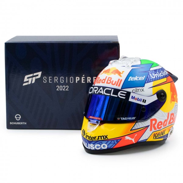 Sergio Pérez miniature helmet Formula 1 2022 1/2