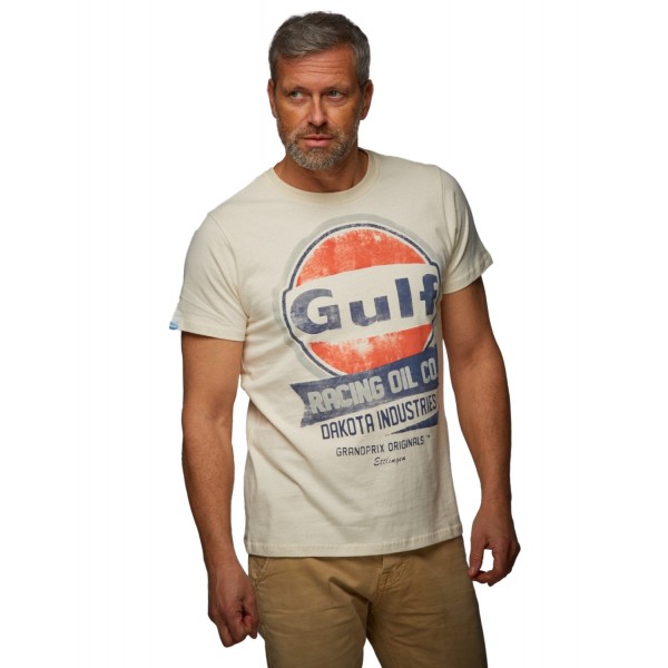 Gulf Camiseta Oil Racing crema