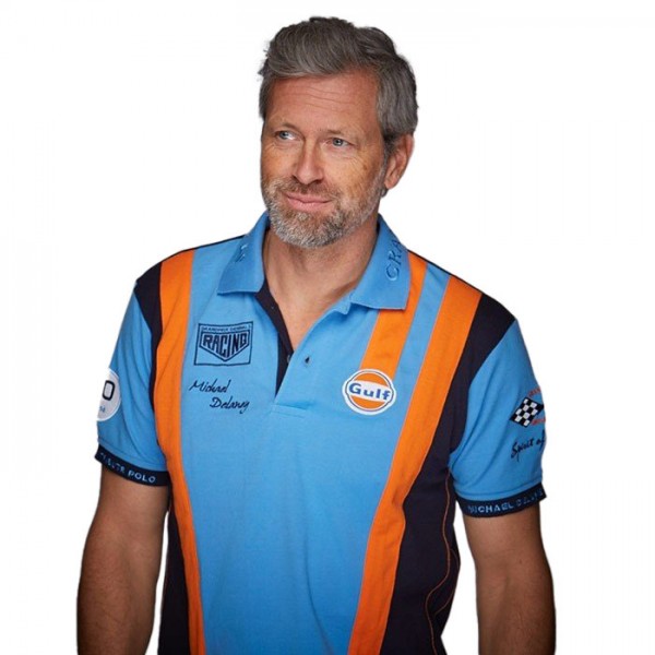 Gulf Poloshirt Racing Team cobalt