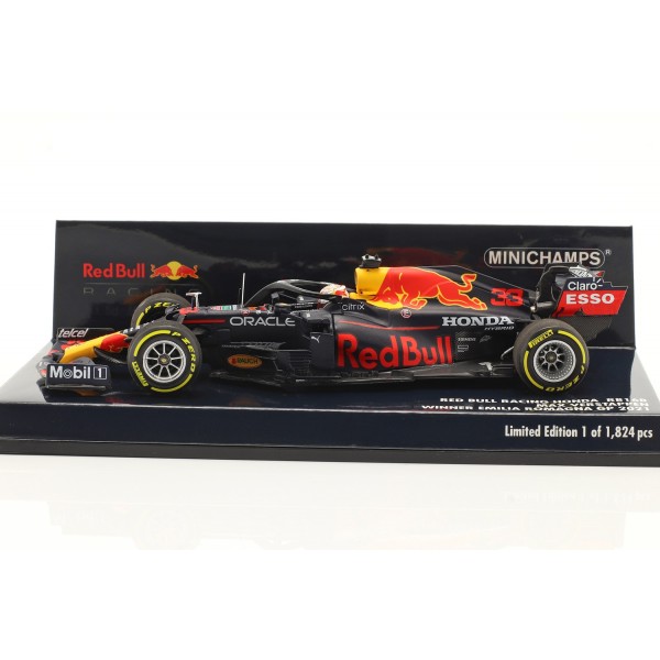 Max Verstappen Red Bull Racing Honda RB16B Formel 1 Emilia-Romagna GP 2021 1:43