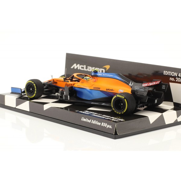 Lando Norris McLaren F1 Team MCL35M Formule 1 Bahrain GP 2021 1/43