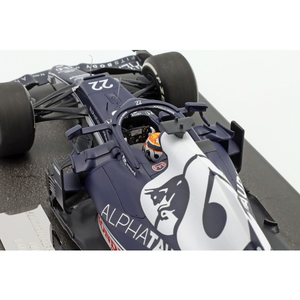 Yuki Tsunoda Scuderia AlphaTauri Honda AT02 Formule 1 Bahrain GP 2021 1/18