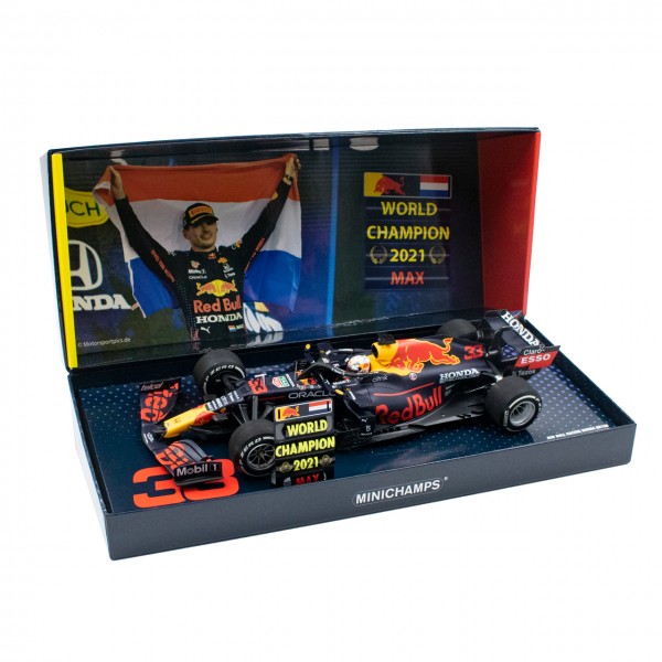 Max Verstappen Red Bull Racing Honda RB16B Formula 1 Winner Abu Dhabi GP 2021 Limited Edition 1/18