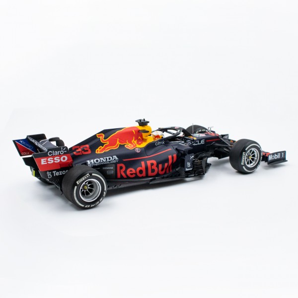 Max Verstappen Red Bull Racing Honda RB16B Formel 1 Sieger Abu Dhabi GP 2021 Limitierte Edition 1:18