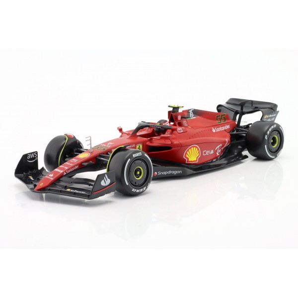 Carlos Sainz jr. Ferrari F1-75 #55 Fórmula 1 2022 1/18