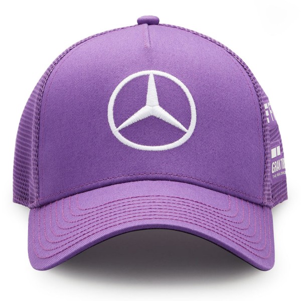 Mercedes-AMG Petronas Lewis Hamilton Trucker Cap purple