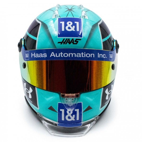 Mick Schumacher miniature helmet Miami 2022 1/2