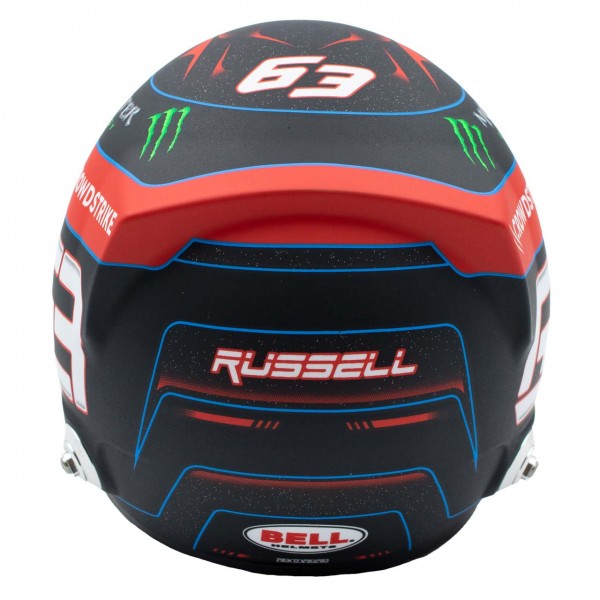 George Russell casque miniature Formule 1 2022 1/2