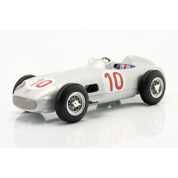 J.M. Fangio Mercedes-Benz W196 #10 Vainqueur du GP de Belgique Champion du monde de Formule 1 1955 1/18